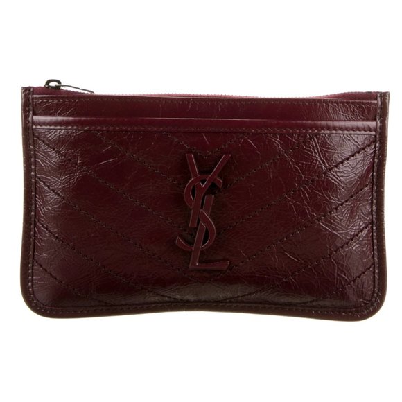 YSL Leather Clutch - Picture 1 of 4
